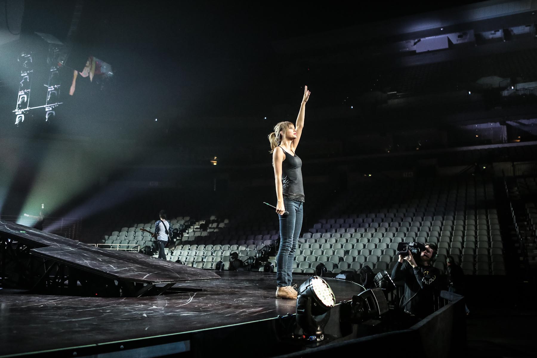 Taylor Swift Rehearsal in Omaha by Christie Goodwin
