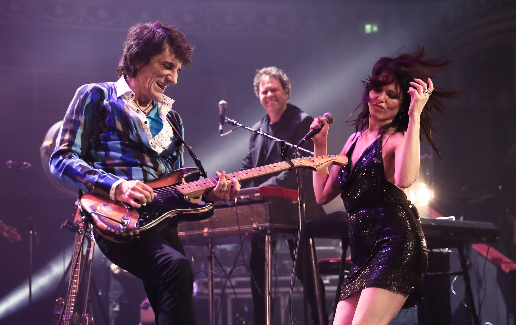 Ronnie Wood and Imelda May at the Royal Albert Hall by Christie Goodwin