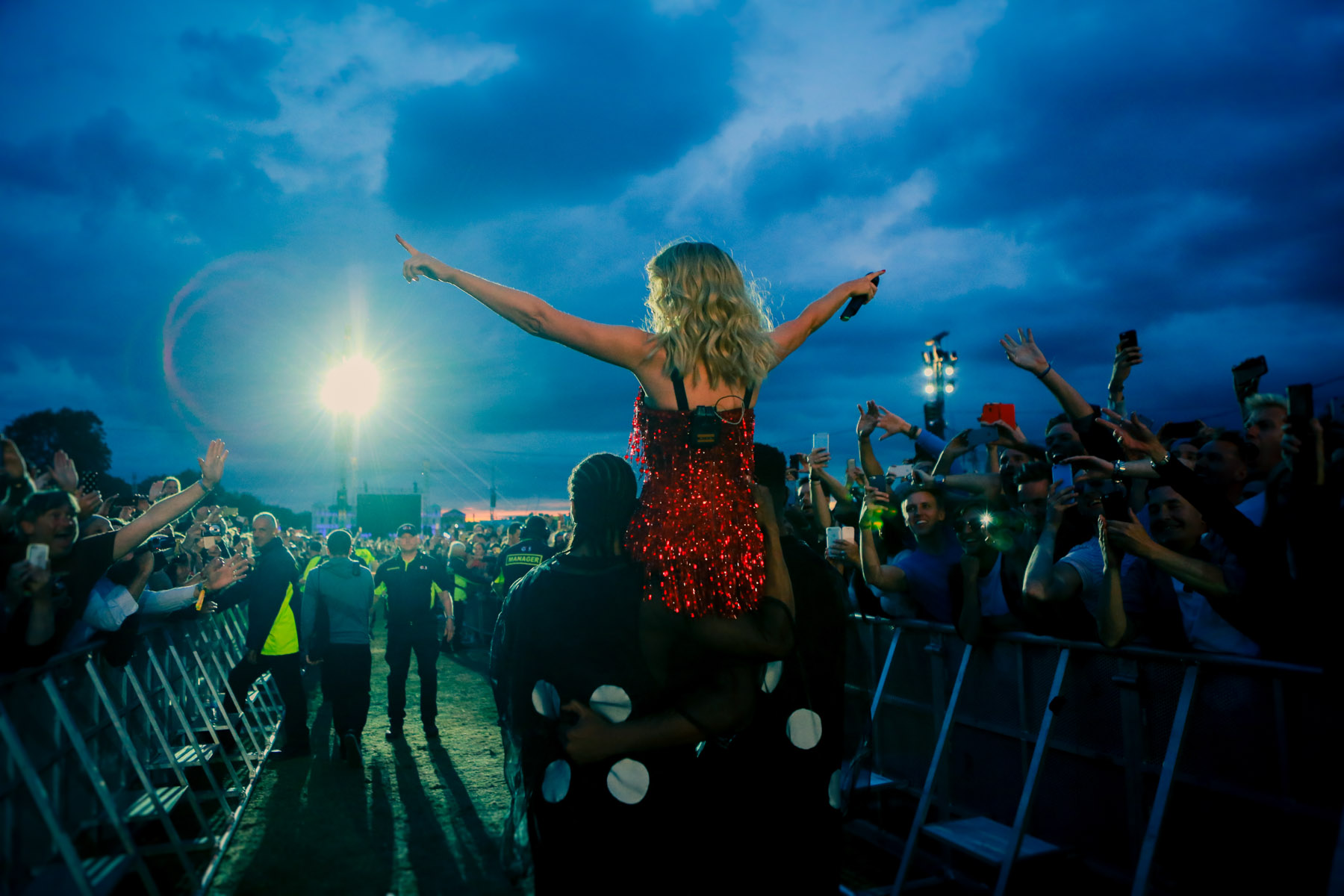 Kylie Minogue at BST Hyde Park by Christie Goodwin